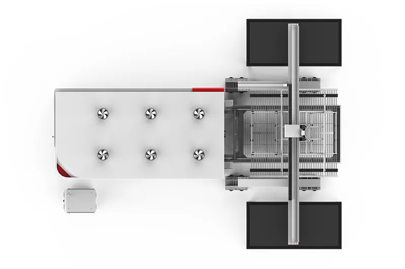Máquina de corte láser de carga y descarga automática de placas medianas y delgadas serie SA para la venta4