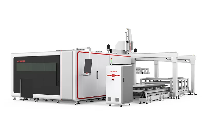 Máquina de corte láser de placas y tubos totalmente cerrada serie SPTA con sistema de carga para la venta1 Máquina de corte láser de placas y tubos totalmente cerrada serie SPTA con sistema de carga para la venta