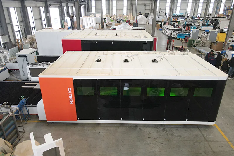 Máquina de corte láser de plataforma intercambiable SG 20KW de alta velocidad y cobertura total para la industria de la construcción en Croacia3