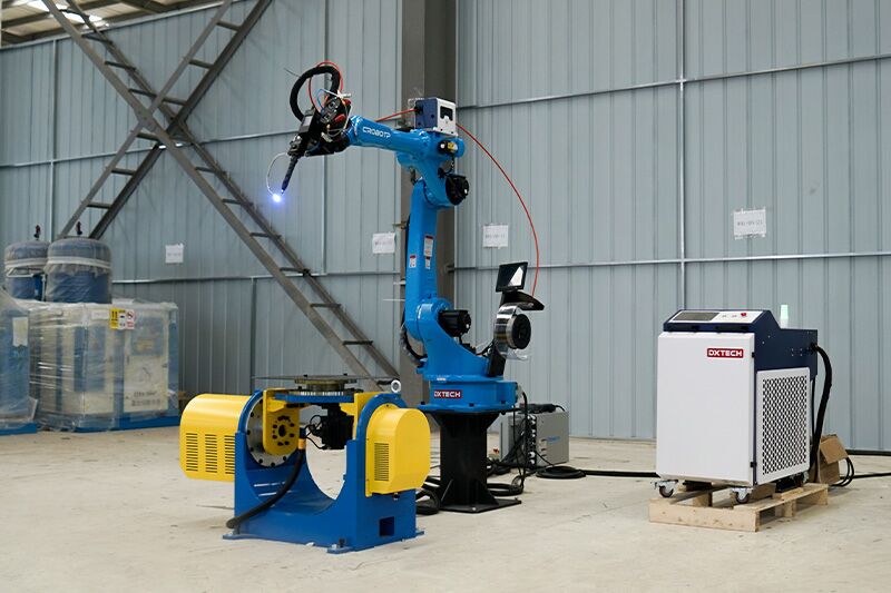 Robot de soldadura láser industrial más reciente de DXTECH3 Robot de soldadura láser industrial más reciente de DXTECH