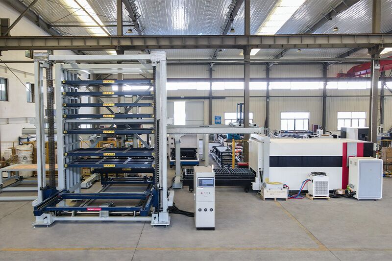 Máquina de corte láser cerrada 1530SP con carga y descarga automática y almacenamiento inteligente de material2 Máquina de corte láser cerrada 1530SP con carga y descarga automática y almacenamiento inteligente de material